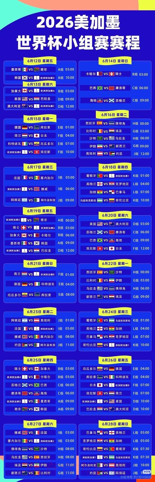 2026世界杯直播最新完整安排怎么看 2026世界杯直播最新完整安排怎么看